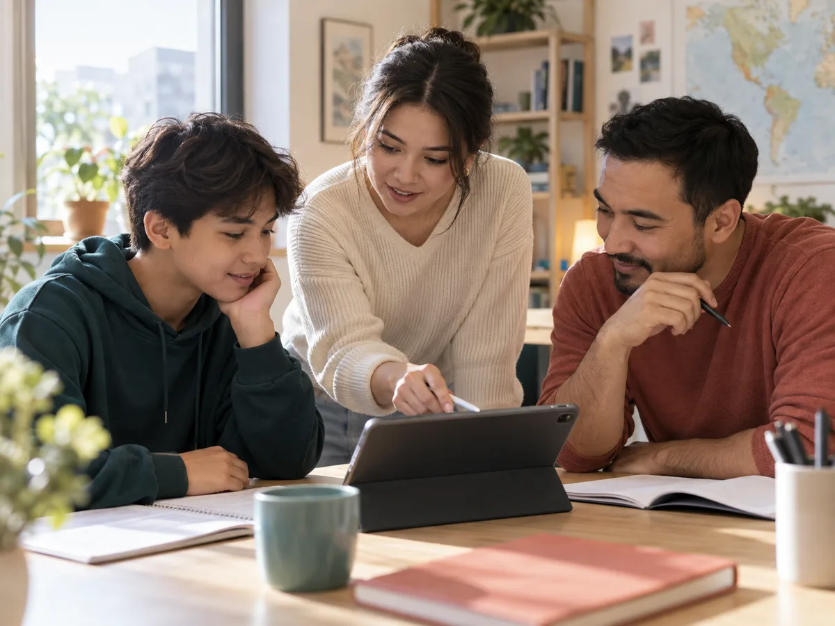 A teacher running a lesson